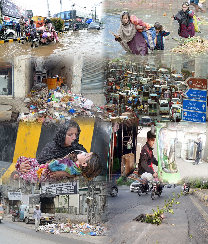 Key challenges in Lahore Division — flooding, sanitation, traffic, health, employment and infrastructure